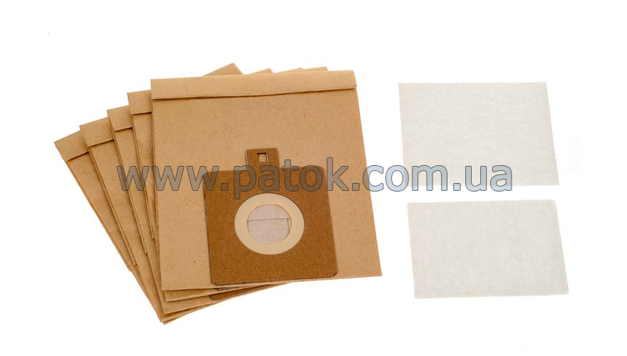 Набір паперових мішків для пилососа Zanussi 9001960567 (1803P) №2