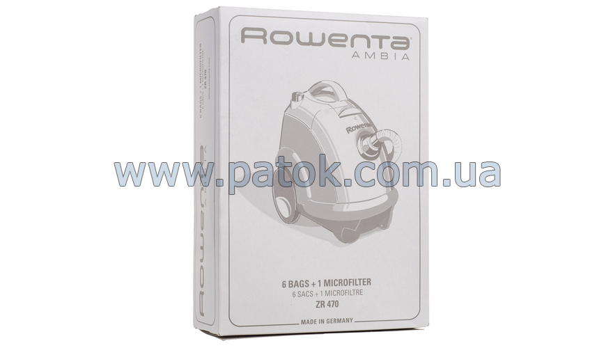 Набір мішків для пилосмока Rowenta ZR470 №2