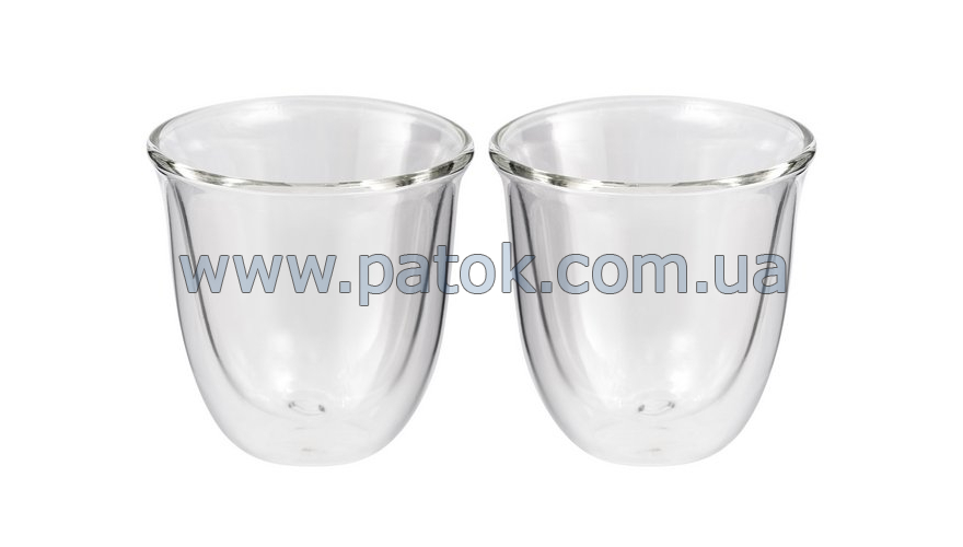Набір склянок для еспресо DeLonghi 5513284151 60 мл 2 шт №2