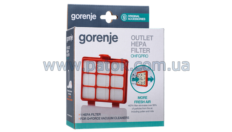 HEPA Фільтр для пилососа Gorenje 680182 №3