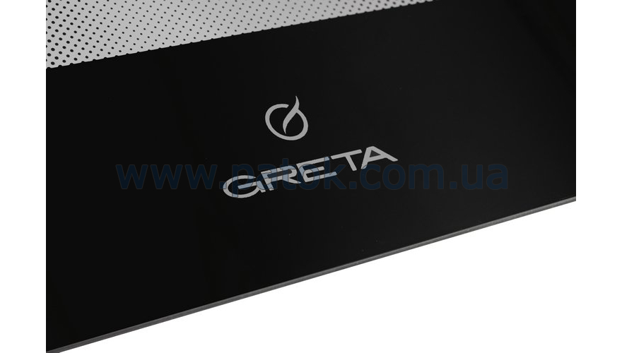 Панорамне скло дверей духовки для плити Greta 498x396mm (чорний) №3