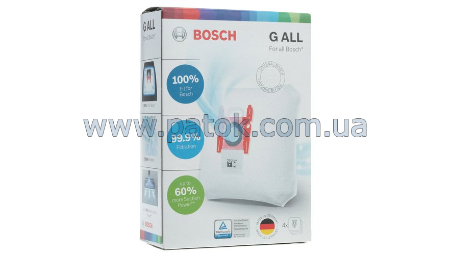 Набор мешков Type G ALL BBZ41FGALL для пылесоса Bosch, Siemens 17000940