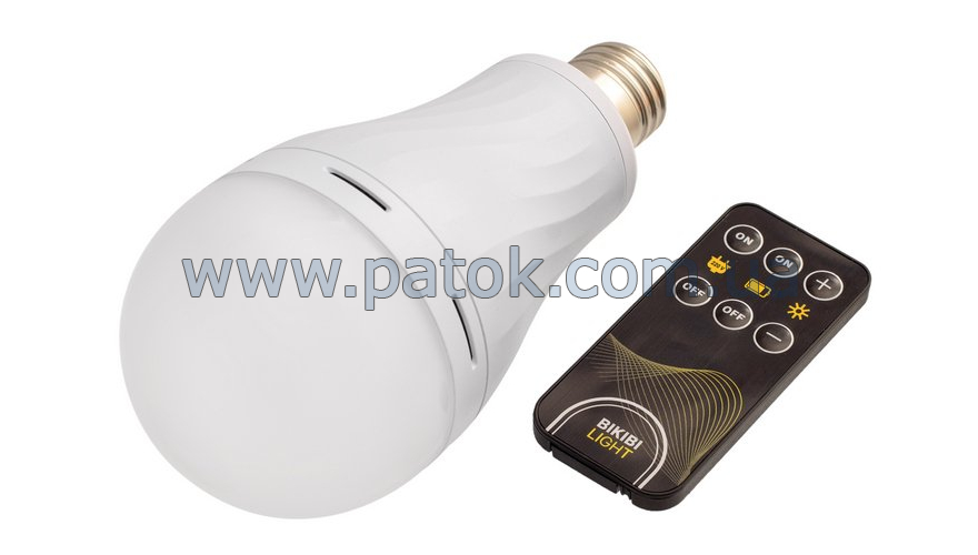 Аварійна світлодіодна лампа 15W E27 BIKIBI LIGHT із вбудованими акумуляторами №2