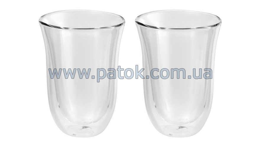 Набір склянок для лате-мак'ято DeLonghi 5513284171 220 мл 2 шт №2