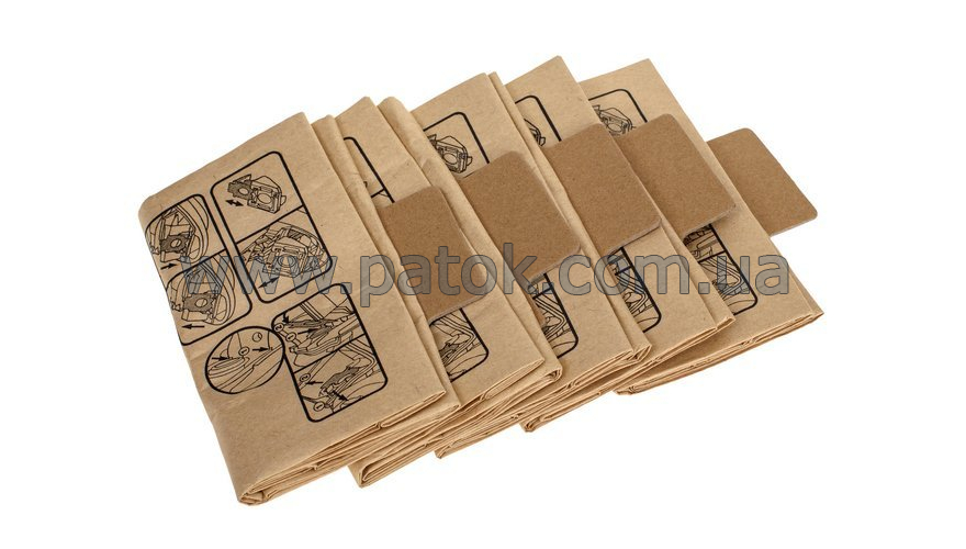 Набір паперових мішків Type C-20E для пилососа Panasonic AMC94KUW0 №2