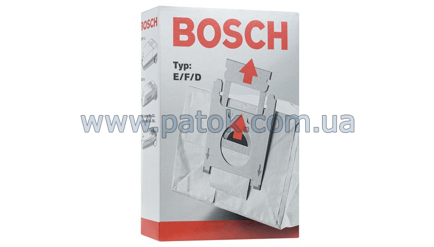 Набір мішків Type E/F/D BBZ52AFEFD для пилосмока Bosch, Siemens 461408 №2