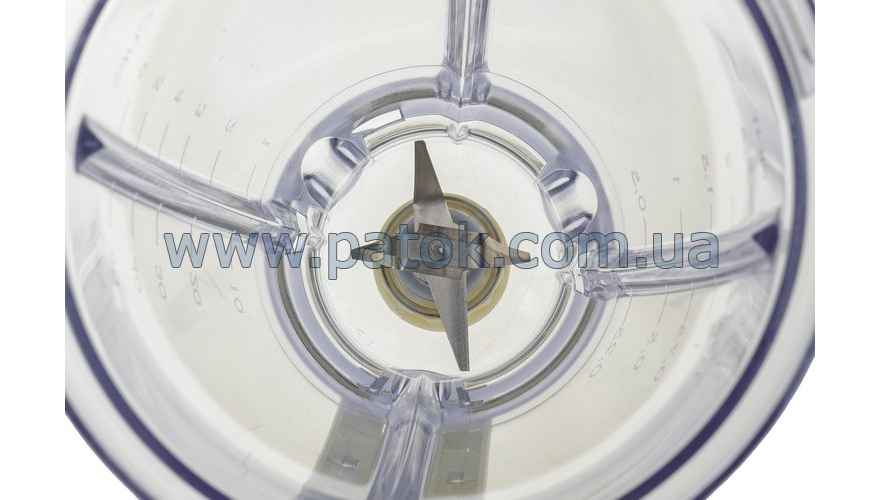 Чаша блендера в сборе для кухонного комбайна Moulinex SS-1530001007 №4