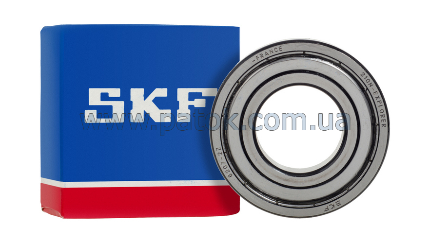 Універсальний підшипник для пральної машини 6207-2Z SKF