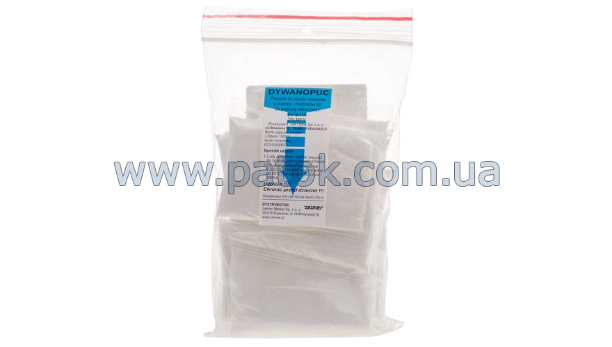 Чистящий порошок для моющего пылесоса Zelmer 619.0163 (10шт.) №2