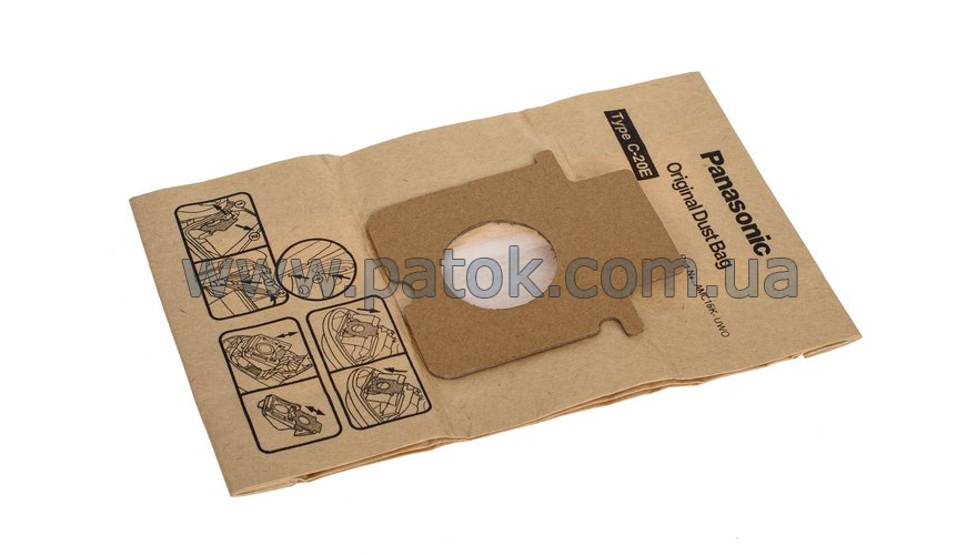 Набор бумажных мешков Type C-20E для пылесоса Panasonic AMC94KUW0