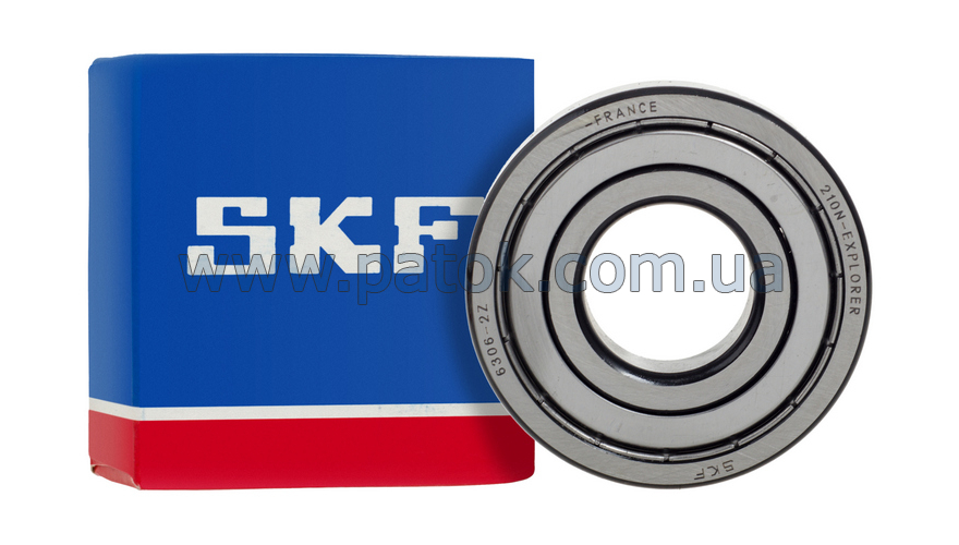 Універсальний підшипник для пральної машини 6306-2Z SKF