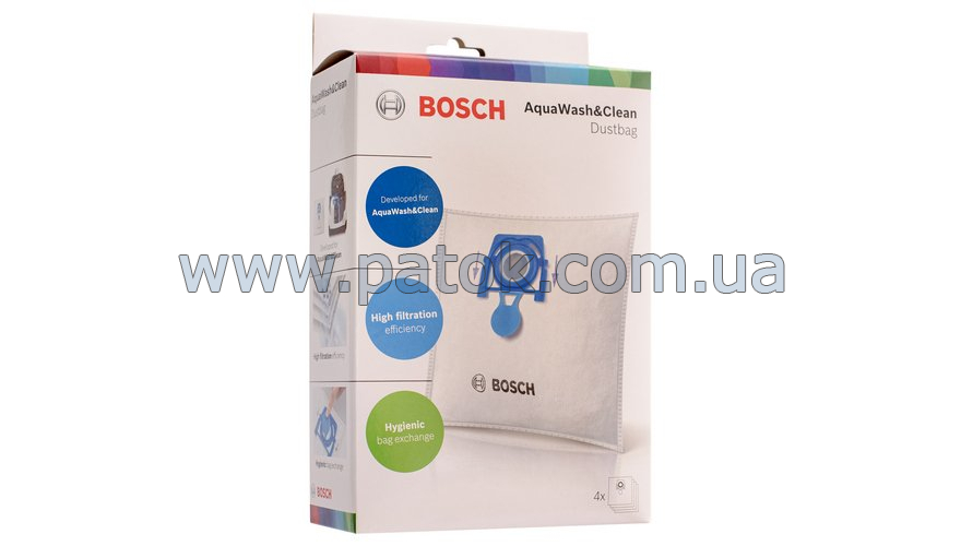 Набір мішків для пилососа Bosch, Zelmer 17003070 (BBZWD4BAG) №3