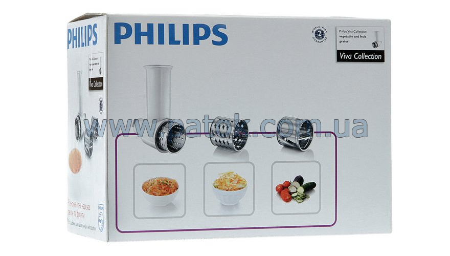 Насадка овочерізка для м'ясорубки Philips HR7996/00 №2