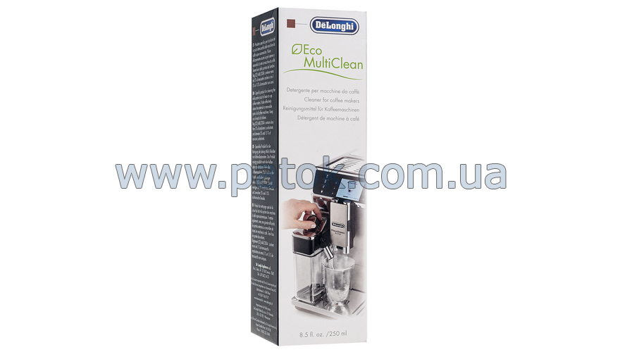 Засіб для очистки капучінатора Eco MultiClean DeLonghi 5513281861 250мл №3