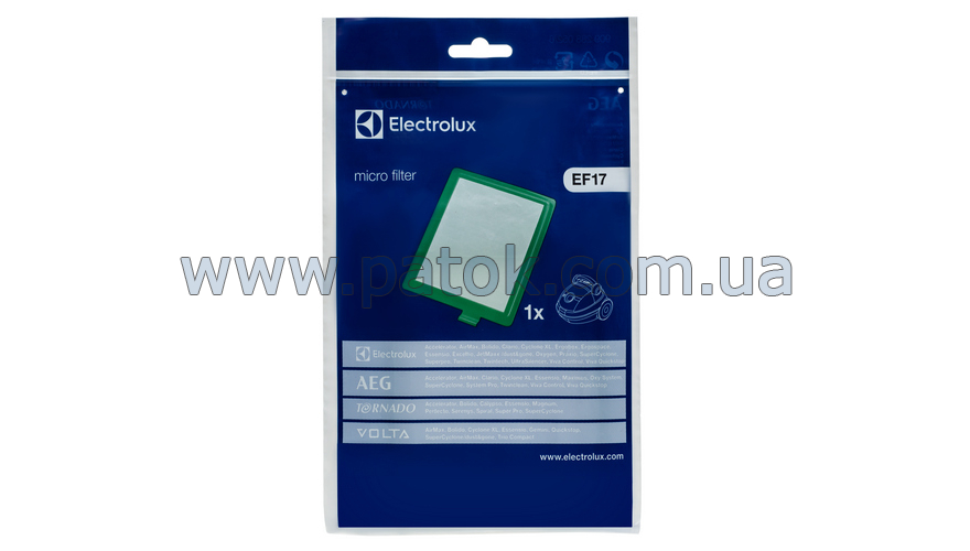 Мікрофільтр для пилосмока Electrolux EF17 9092880526 №3